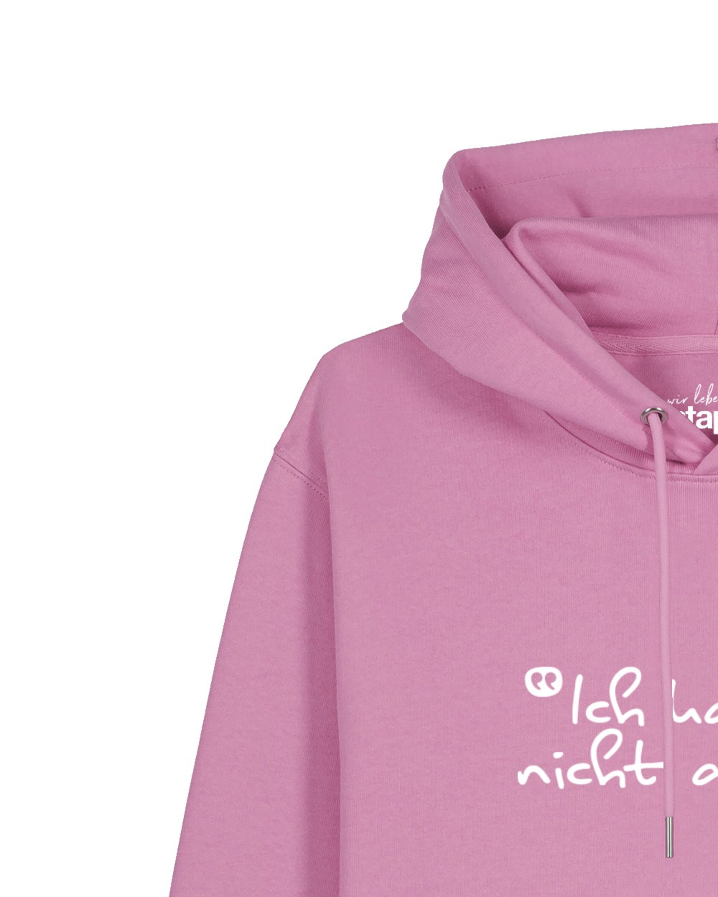Felpa 'Ich Kann So Nicht Arbeiten' di Watapparel in rosa