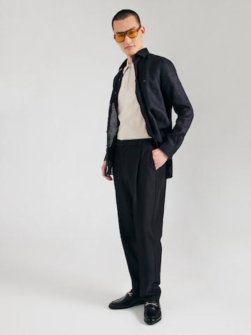 Michael Kors Slim fit Koszula w kolorze czarny
