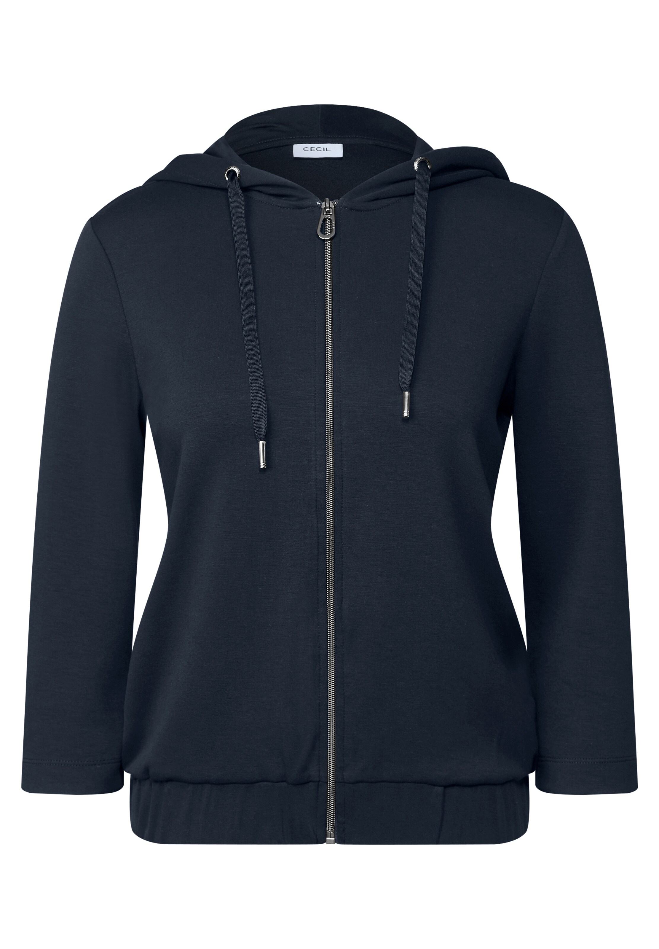 CECIL Sweatjacke in Blau: Vorderseite