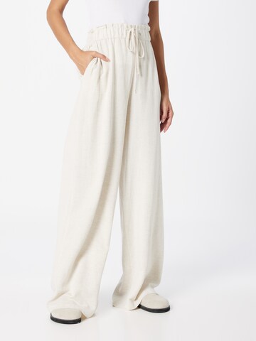 Wide leg Pantaloni di Koton in beige: frontale