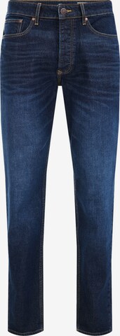 WE Fashion Tapered Jeans in Blue: front