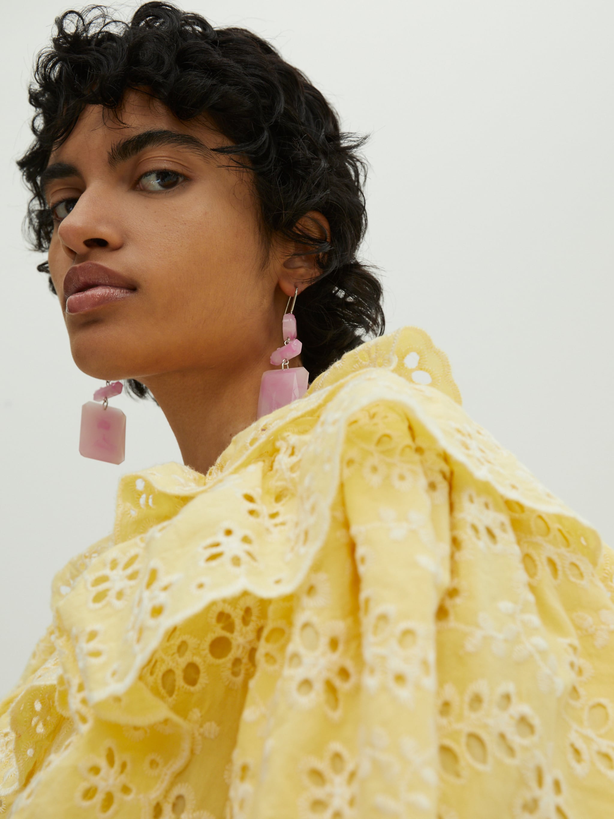 EDITED Producten Jurk 'Reyna' Geel