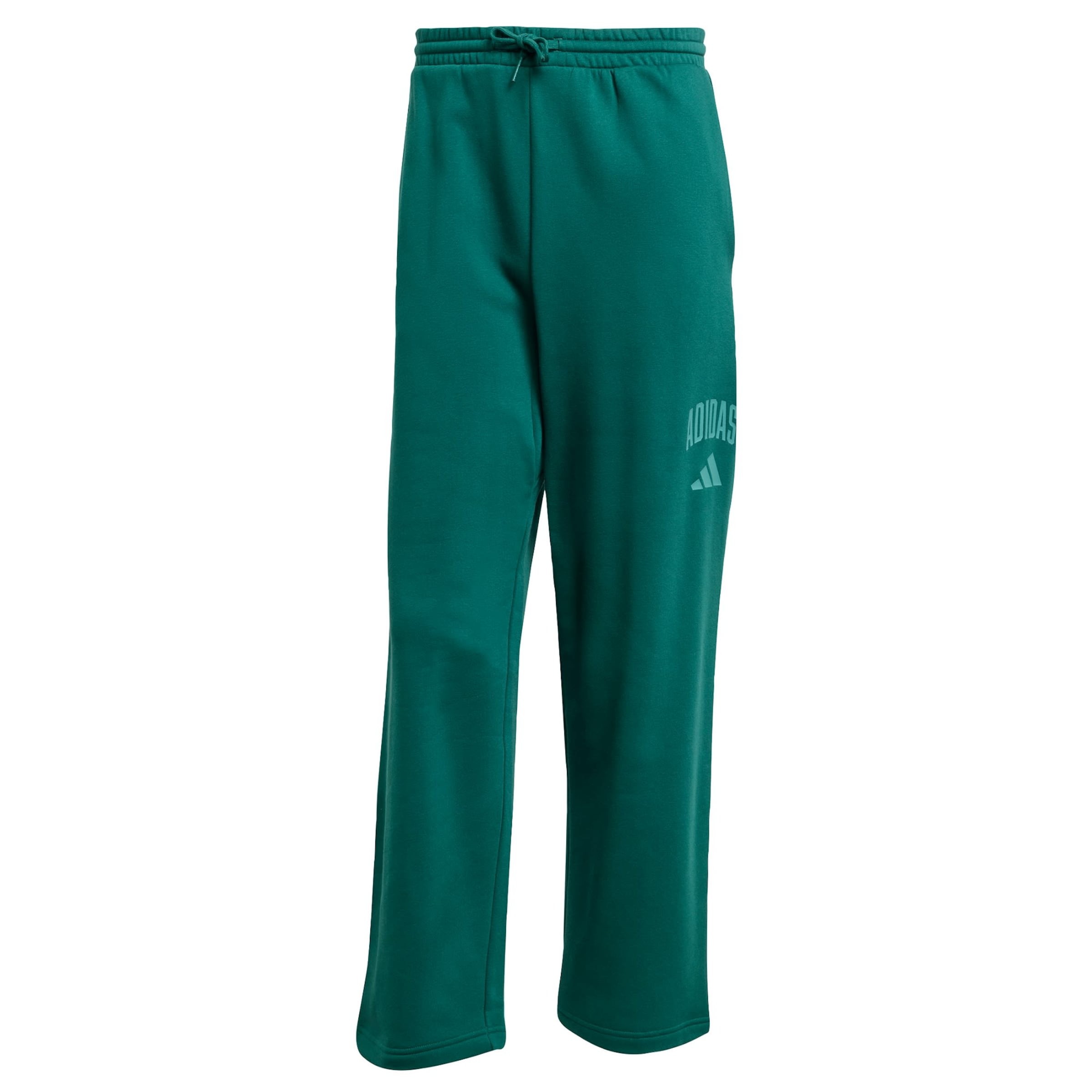 Largi Pantaloni sport 'Collegiate' de la ADIDAS SPORTSWEAR pe verde: față