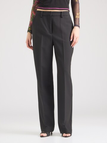 Peppercorn regular Παντελόνι με τσάκιση 'Gina' σε μαύρο: μπροστά