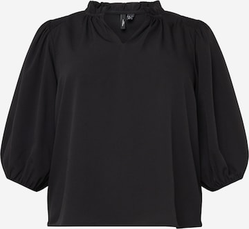 Vero Moda Curve Блузка 'OLIVIA' в Черный: спереди