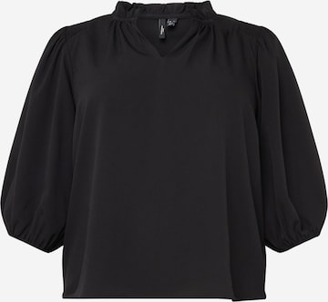 Vero Moda Curve - Blusa 'OLIVIA' em preto: frente