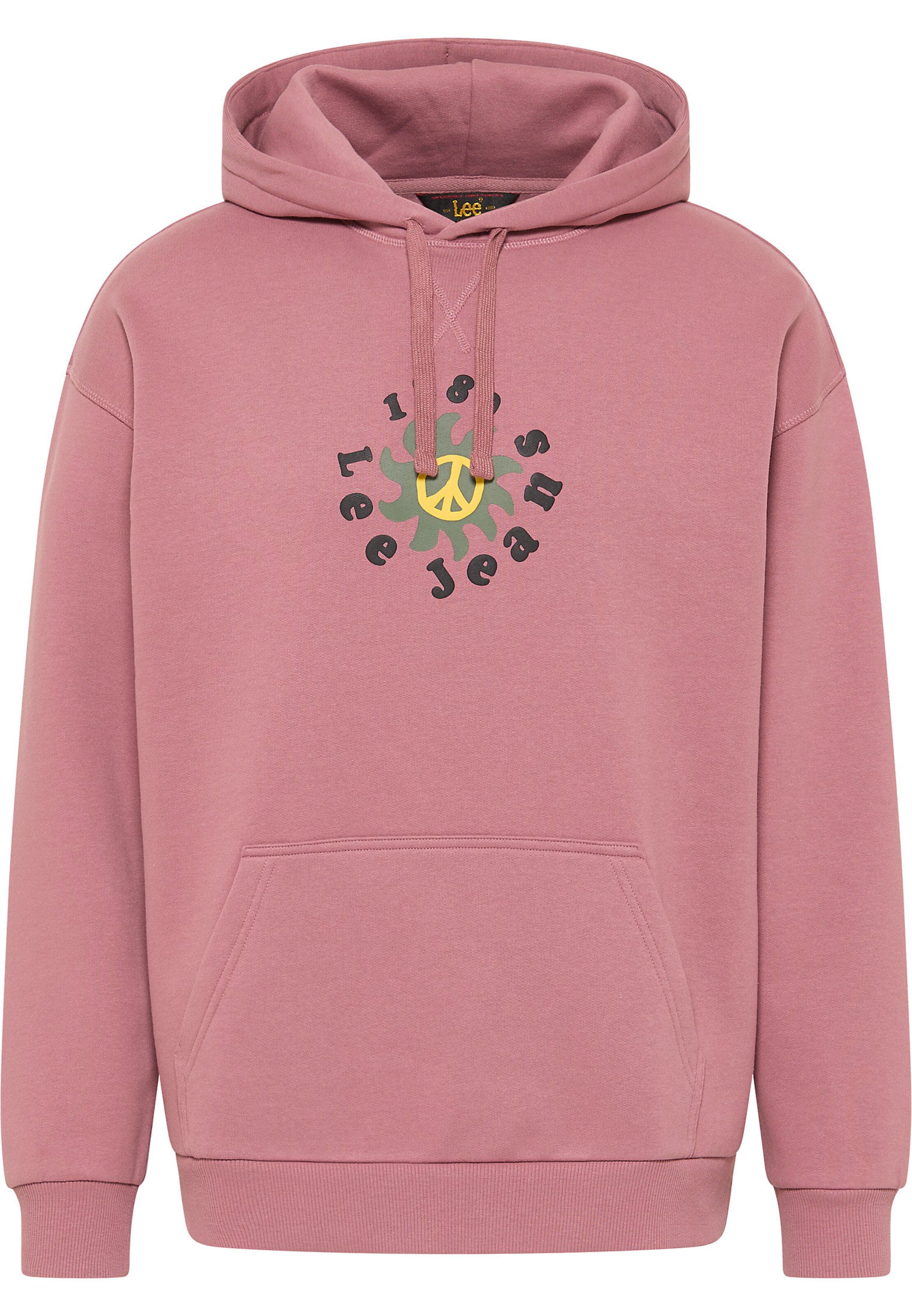 Sweat-shirt 'LOOSE HOODIE' Lee en violet : devant