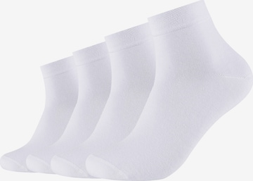 camano Ankle Socks in White: front