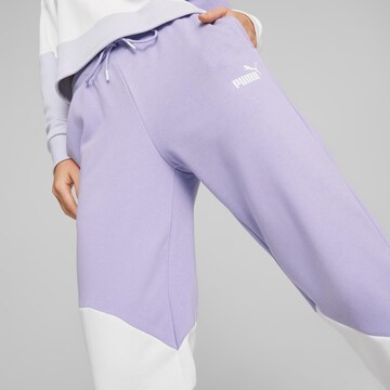 PUMA Tapered Sports trousers 'Power Cat' in Purple