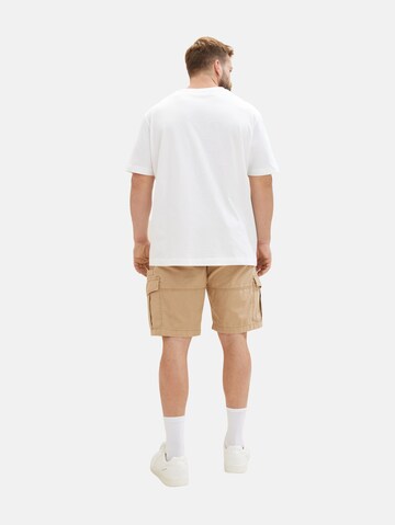 TOM TAILOR Men + Regular Shorts in Braun