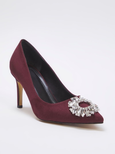 Trendyol Pumps in Ruby red / Silver, Item view