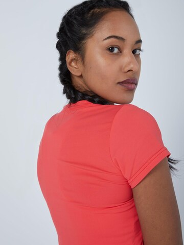 SPORTKIND Functioneel shirt 'V-Neck' in Oranje