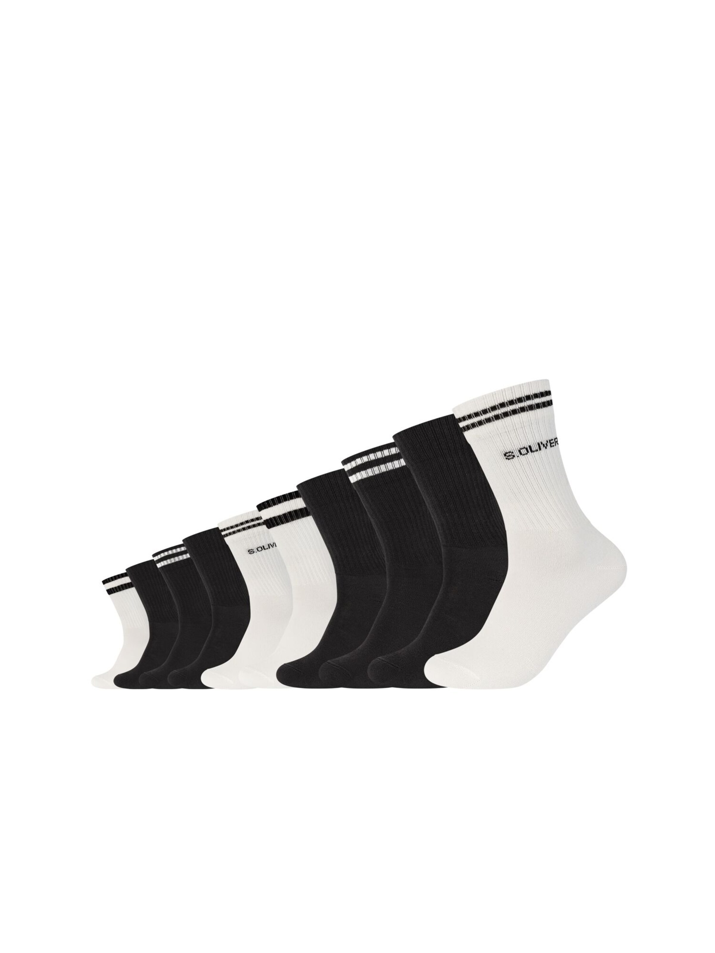 s.Oliver Sokken in Zwart: voorkant