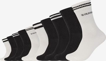 s.Oliver Socken in Schwarz: Vorderseite