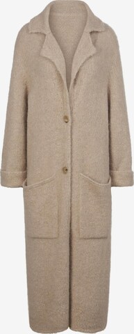 Cardigan 'Alpaca' tRUE STANDARD en beige : devant