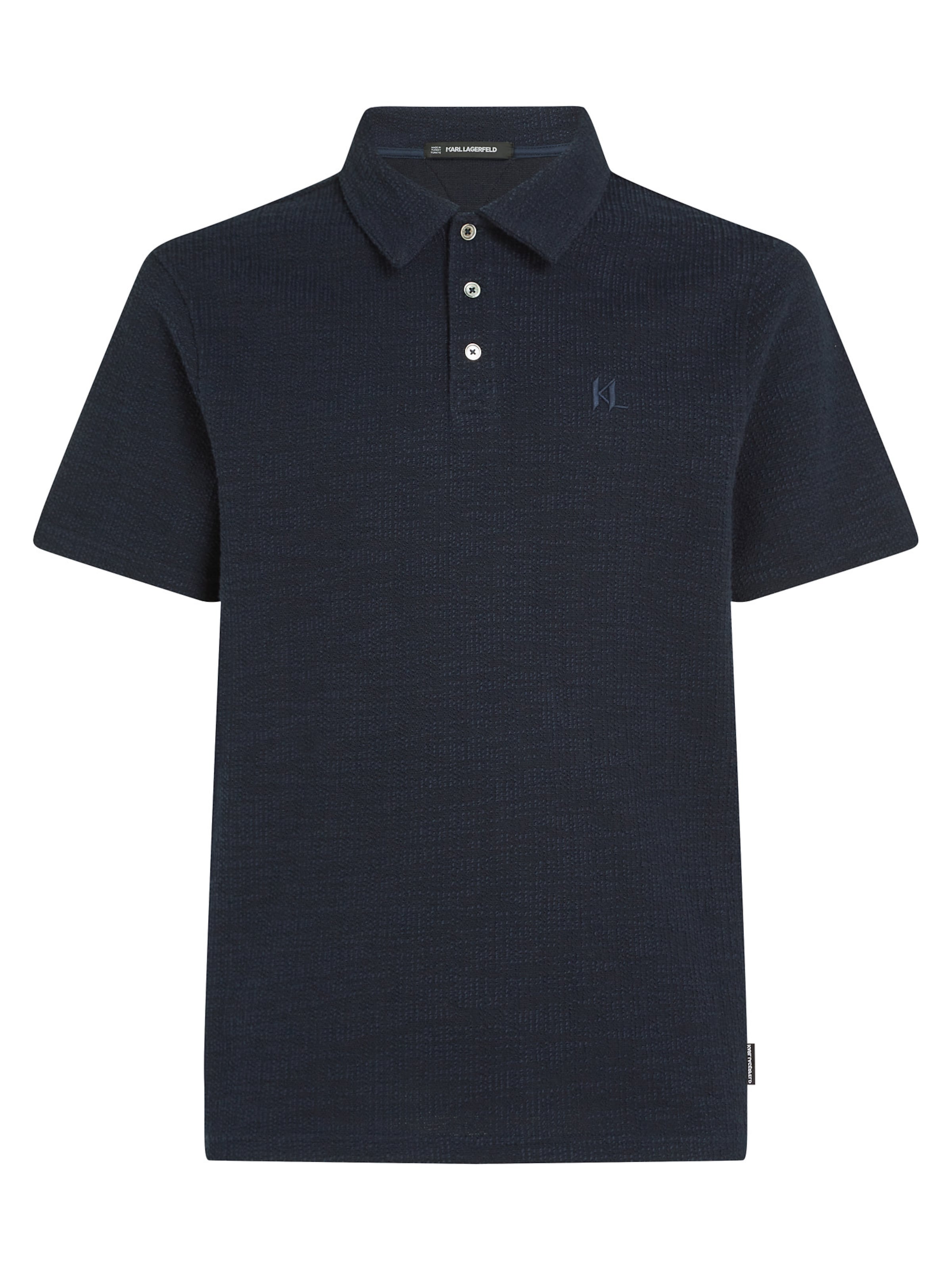 Karl Lagerfeld T-shirt i blå: framsida