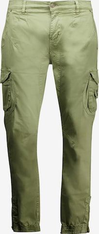 Pantalon cargo 'Garden' Deeluxe en vert : devant