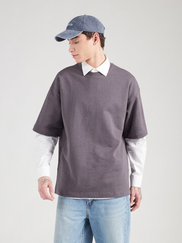 T-Shirt TOPMAN en gris : devant