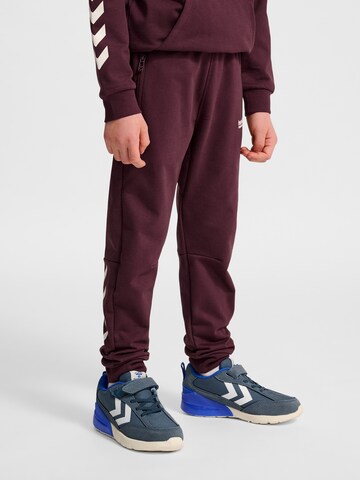 Hummel Tapered Sportsbukser i rød