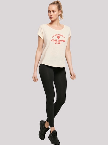 T-shirt 'Mothers Day Cool Moms Club Membership Trendy Motherhood' F4NT4STIC en beige