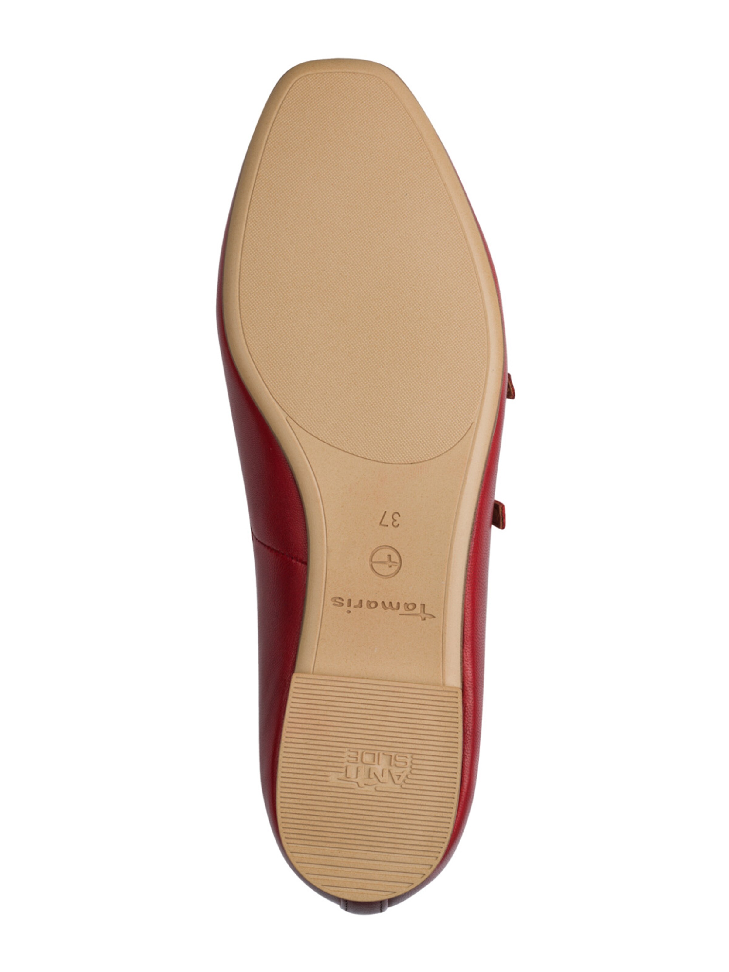 Ballerines à lanières Tamaris en rouge