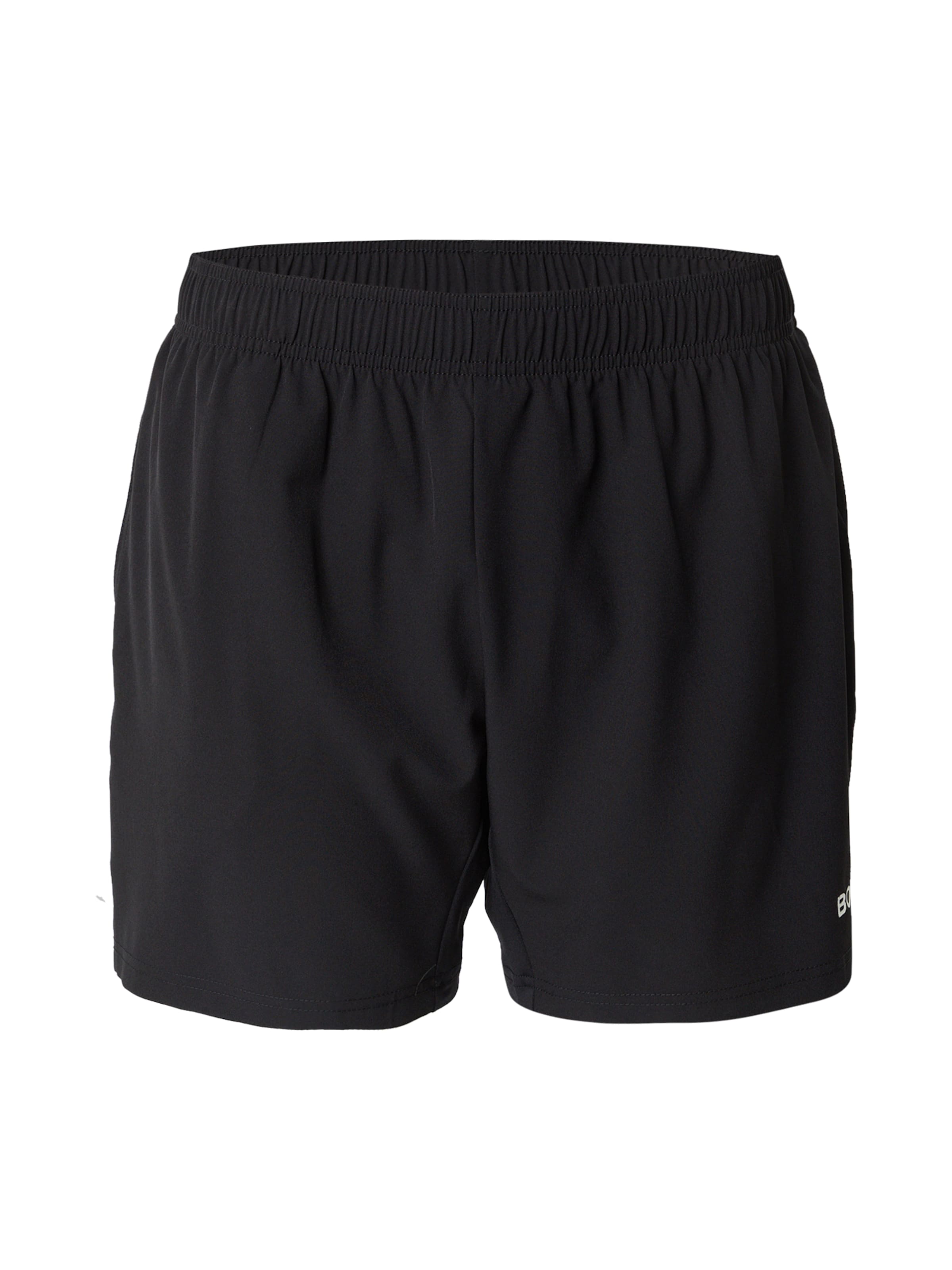 BJÖRN BORGregular Sportske hlače 'ESSENTIAL ACTIVE' - crna boja: prednji dio