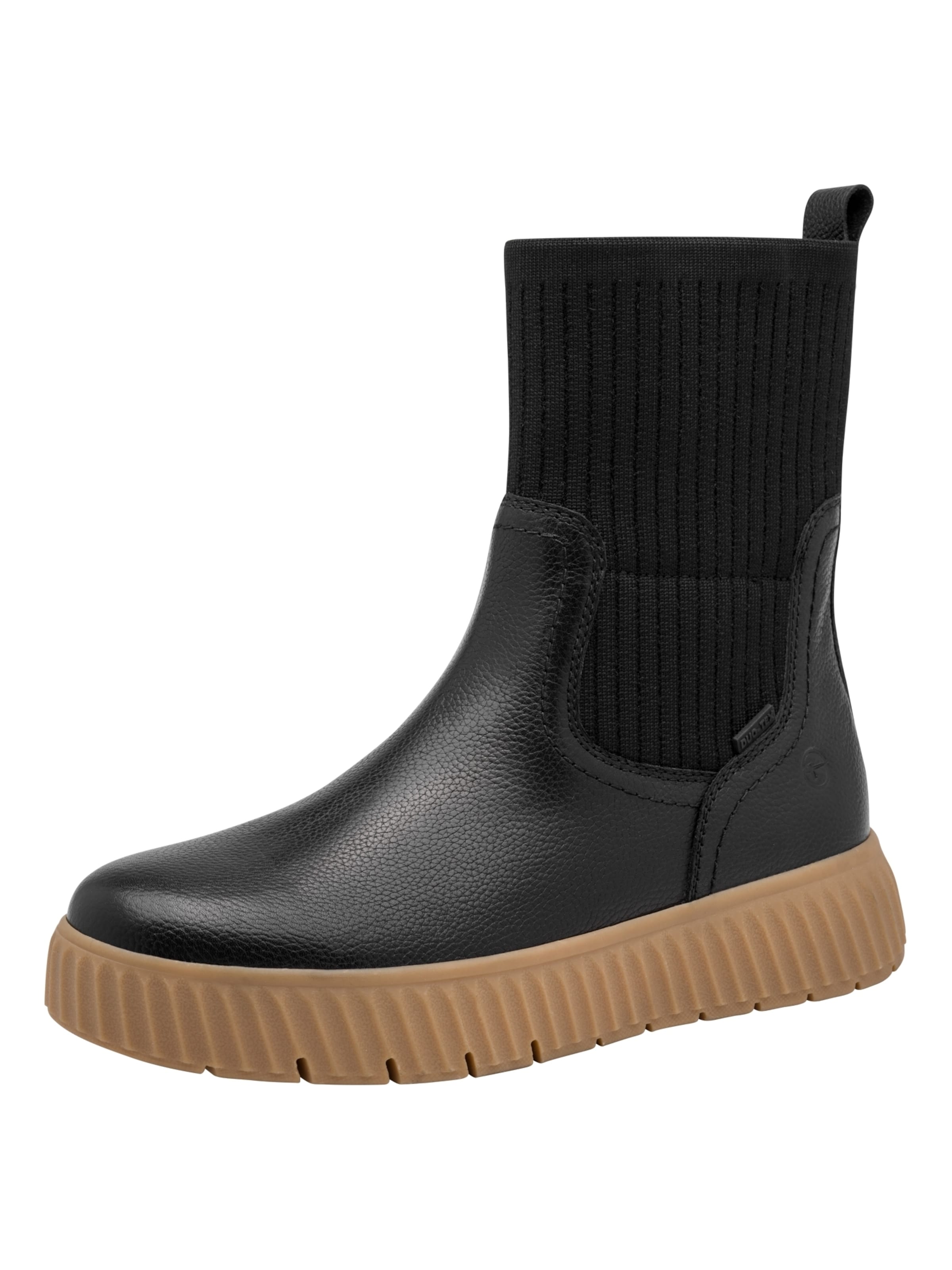 Chelsea Boots Tamaris en noir : devant