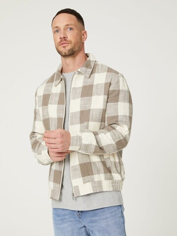 DAN FOX APPAREL Jacke 'Ilja' in Grau: predná strana