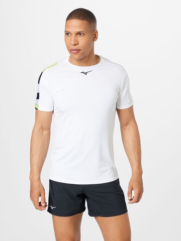 MIZUNO Functioneel shirt in Wit: voorkant