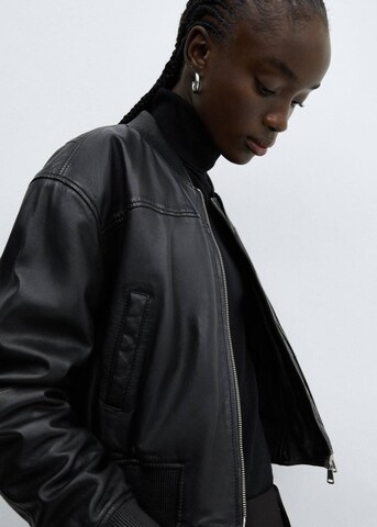 MANGO Jacke 'Fanta' in Schwarz