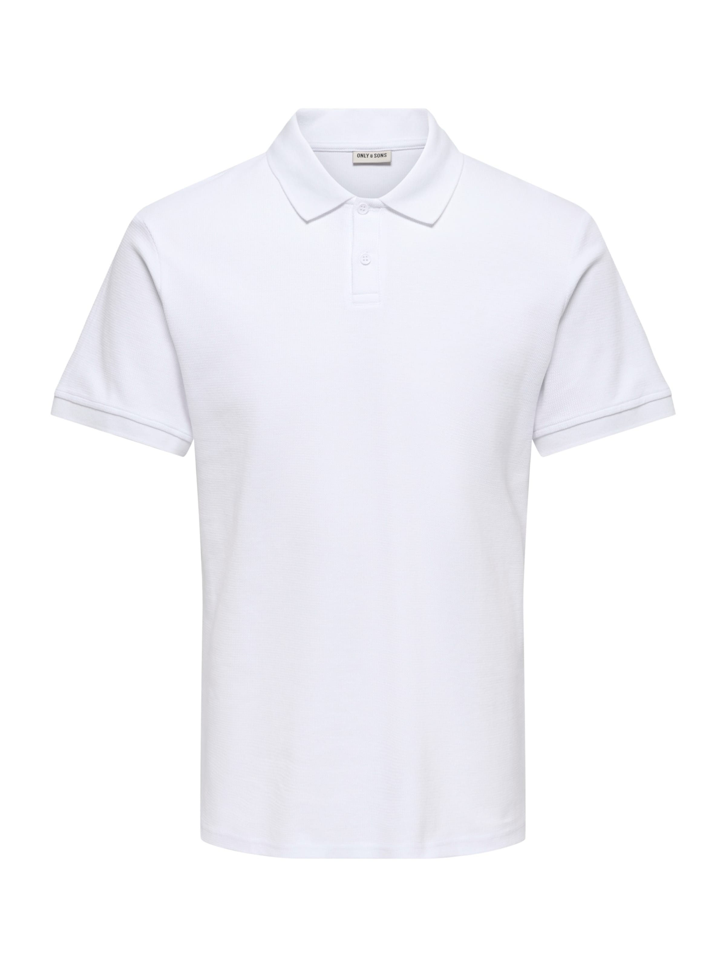 fehér Only & Sons Póló 'ONSBen', Termék nézet