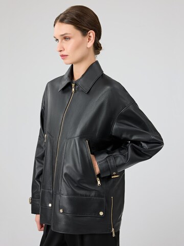 Derimod Between-season jacket 'Rosalin' in Black