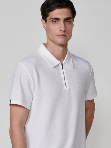 KOROSHI Poloshirt in Weiß