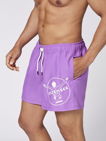CHIEMSEE Regular Board Shorts in Purple