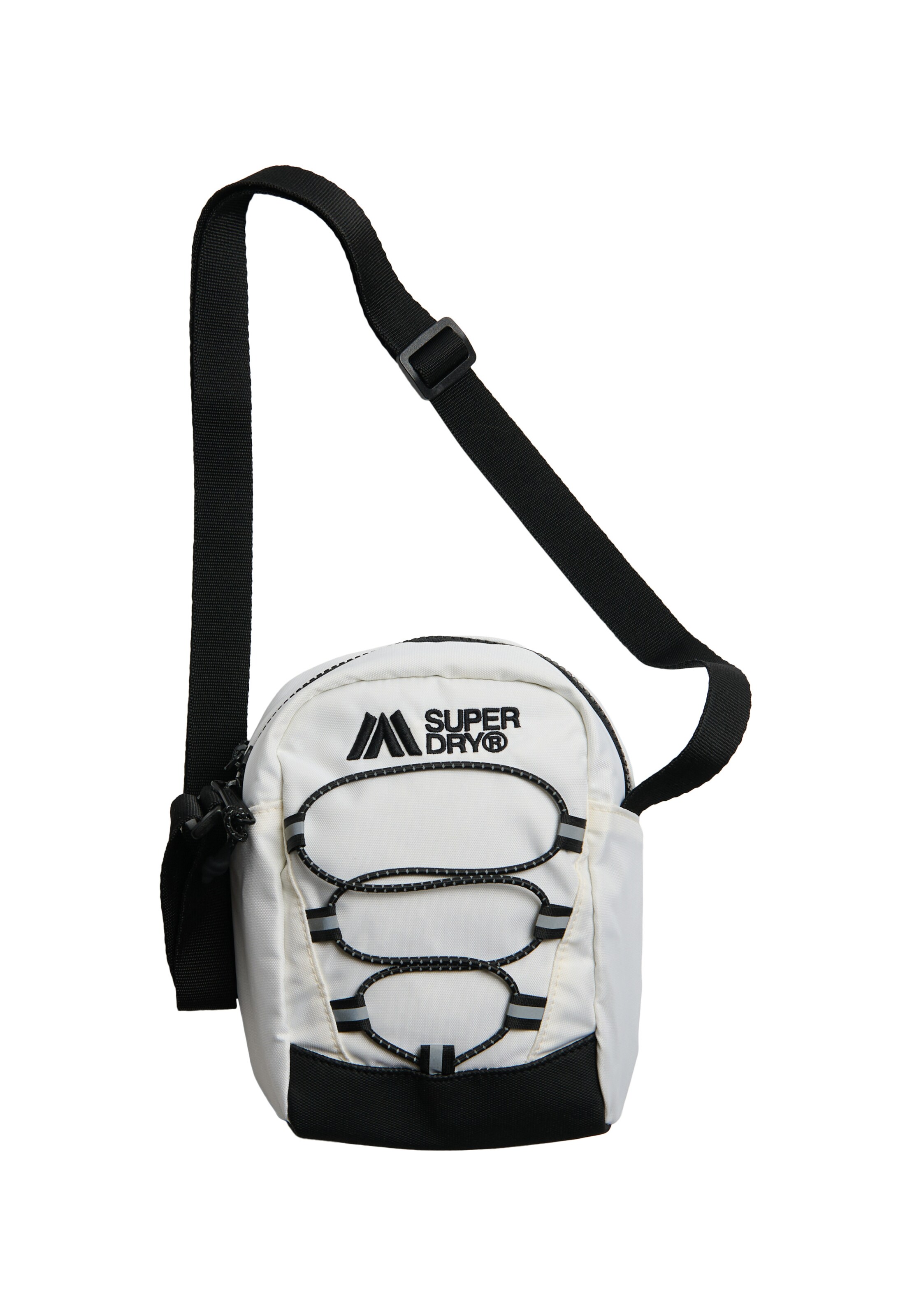 Superdry & Co Sac à bandoulière en Taille unique en noir / blanc, Vue avec produit
