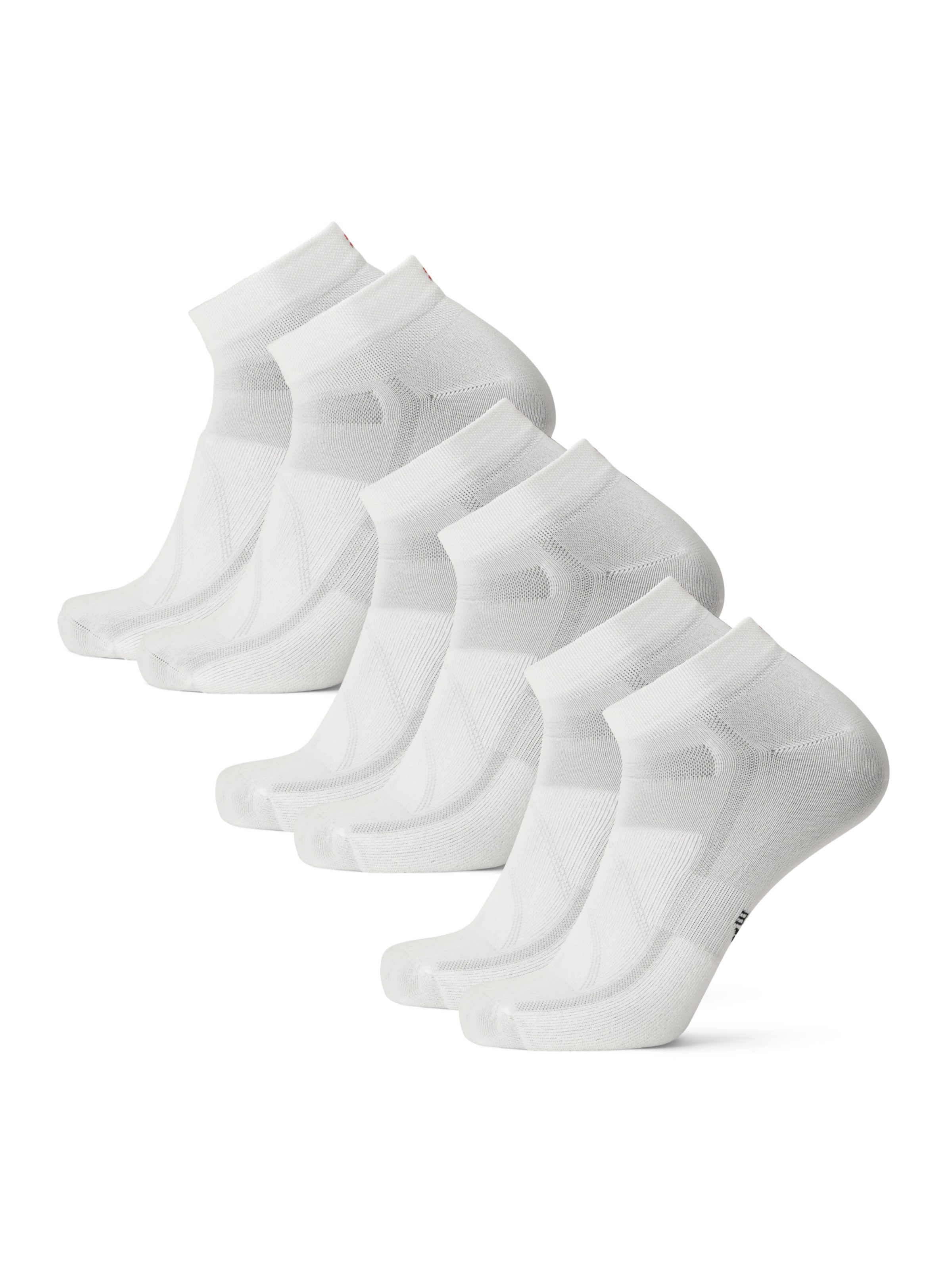 DANISH ENDURANCE Sportssokker 'Aero Cycling Low-Cut' i hvid