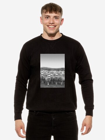 Sweat-shirt 'Schafe' Cotton Prime en noir : devant