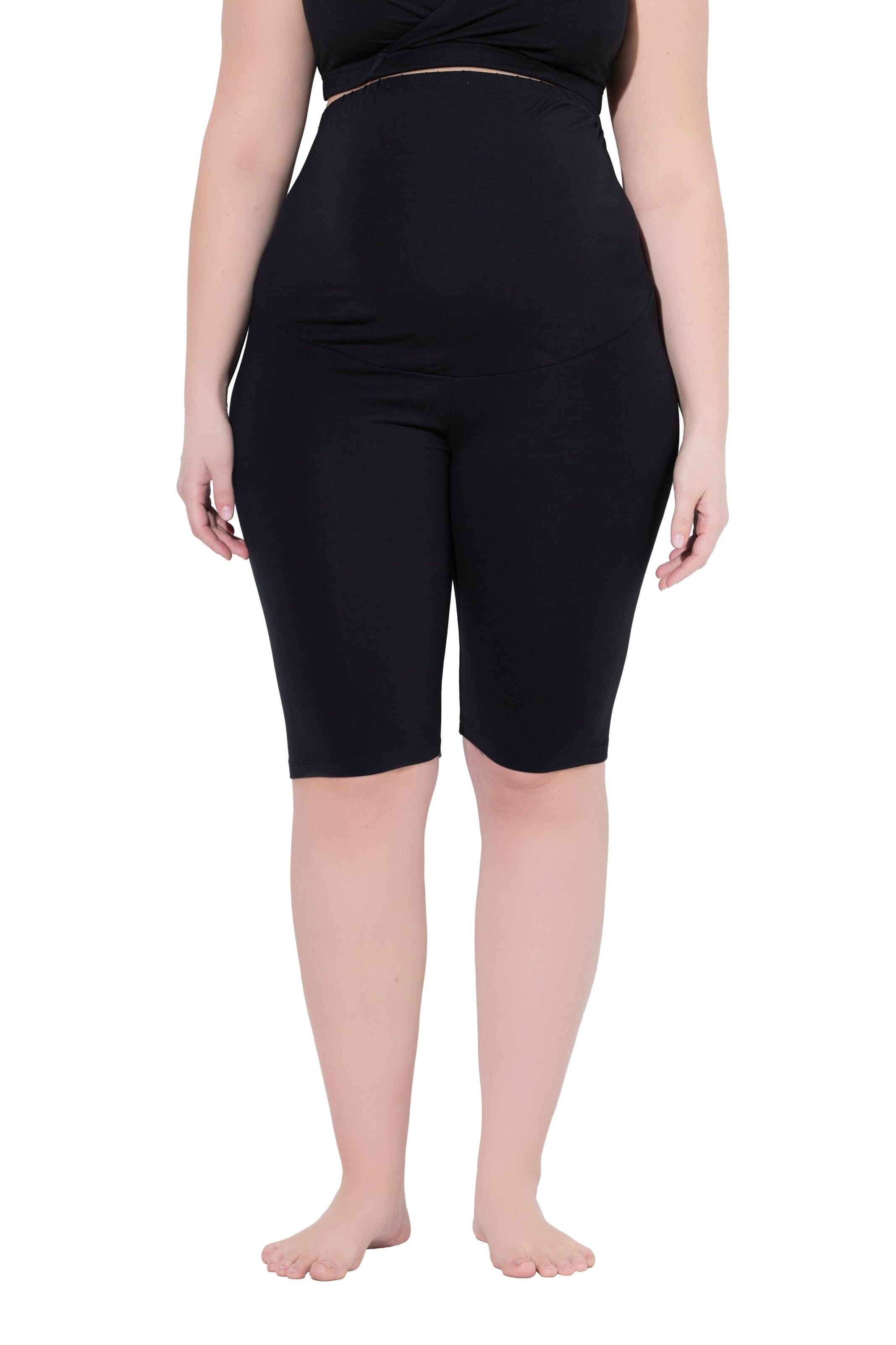 Ulla Popken Skinny Pants in Black: front