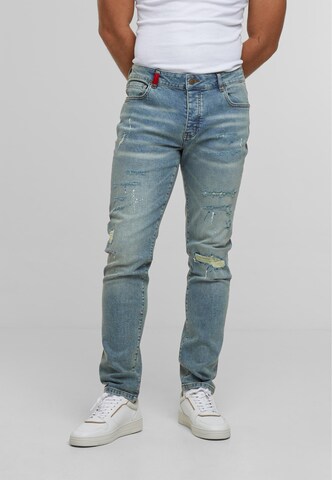 2Y Premium Slimfit Jeans 'Leonardo' in Blau: Vorderseite