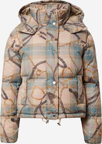 Lauren Ralph Lauren Winter Jacket 'FREYAH' in Beige: front