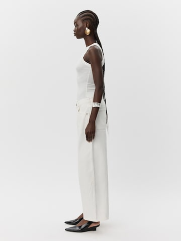 Sofie Schnoor Baggy Jeans 'TOMARSW' in Weiß