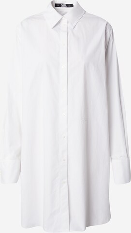 Karl Lagerfeld Μπλούζα σε λευκό: μπροστά