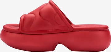 MELISSA Mules in Red: front