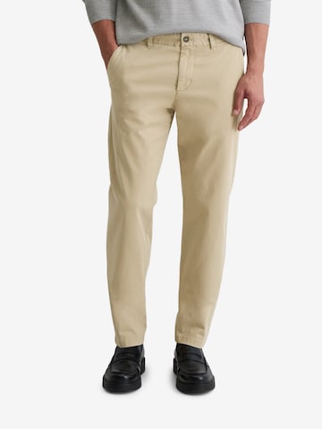 Marc O'Polo Tapered Chinohousut 'Osby' värissä beige: etupuoli