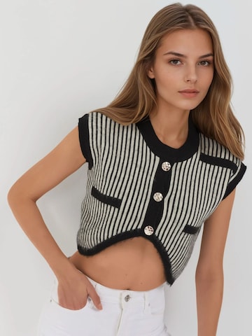 Haut 'Strickoberteile' My fashion en noir