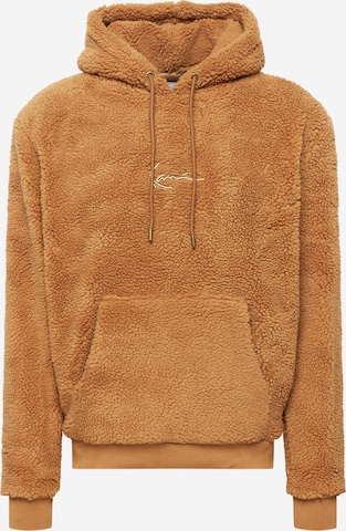 Sweat-shirt Karl Kani en marron : devant