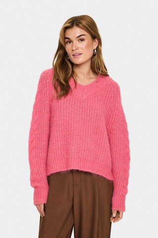 SAINT TROPEZ Pullover i pink: forside