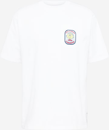 CONVERSE - Camiseta en blanco: frente