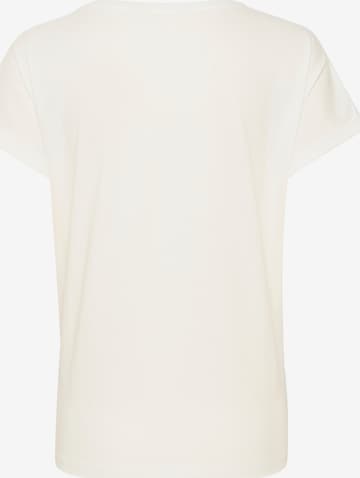 Cream T-Shirt 'Irma' in Weiß