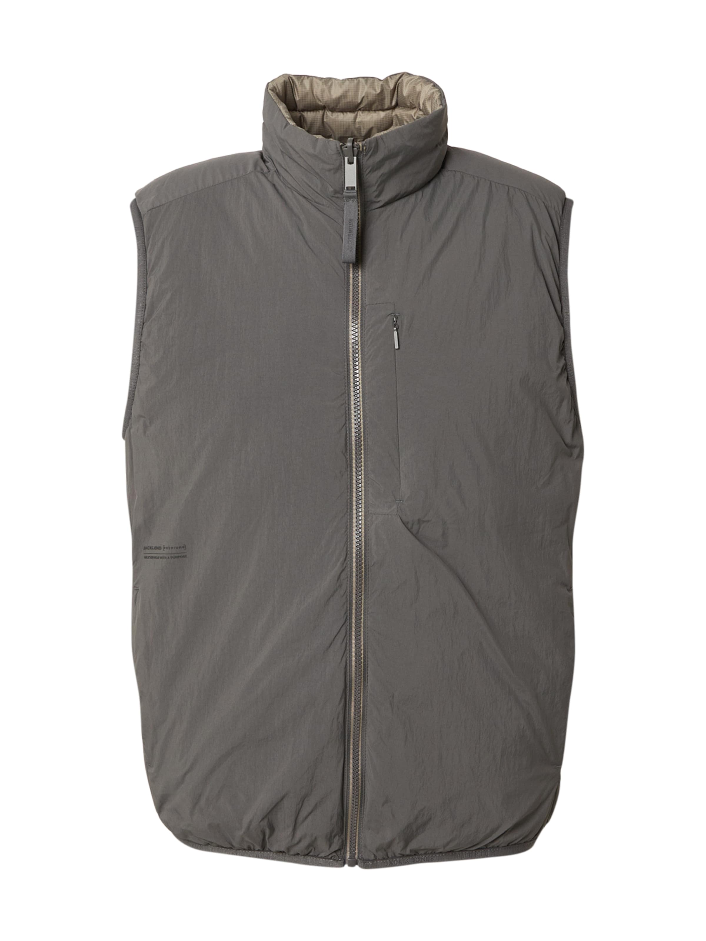 Jack & Jones Premium Vest 'JPRCCJAKE', värv hall: eest vaates